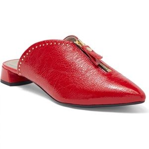 NWB AGL Pointed-toe Slip-on Zip Mule (Women)